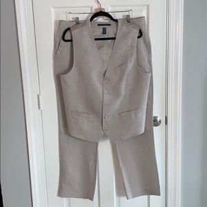 Men’s Linen Pants and Vest